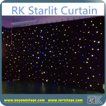 Hot sale led starlit curtains / led curtains backdrops / portable led curtain backdrop