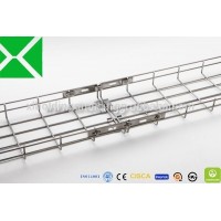 Steel Wire Mesh Cable Tray Perforated Solid Pre Galvanized Ladder Type Cable Tray