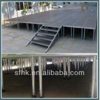 Top Safety Customized Aluminium Frame Plywood Adjustable Portable Stage For Sale/Cheap