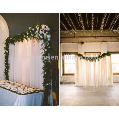 Popular wedding decoration curtain fabric backdrop for sale