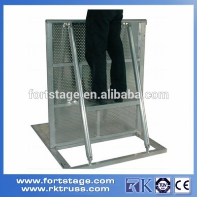 Hotel Supply Stainless Steel Concert Crowd Control Barrier Public Facilities Queue Area Metal Railing Stand Barrier